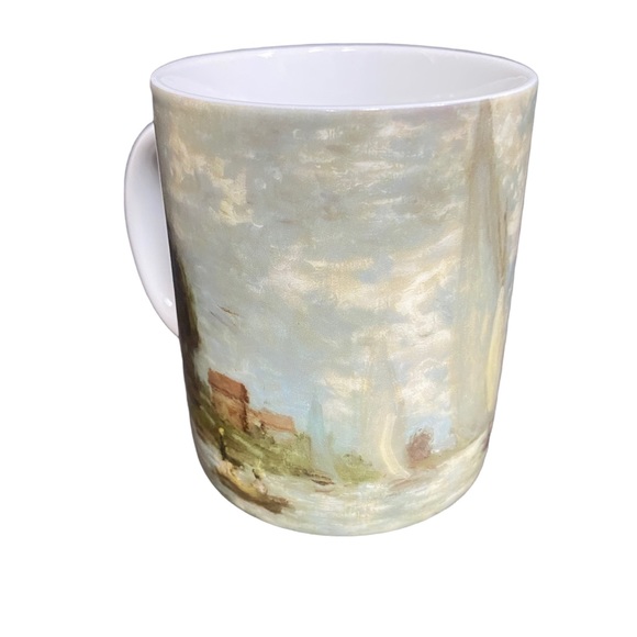 Monet The Regatta Impressionist Art Coffee Mug - Picture 3 of 8